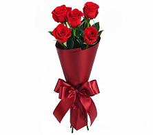 Букет 5 Красных роз Эдлесс Лав в Высоковске