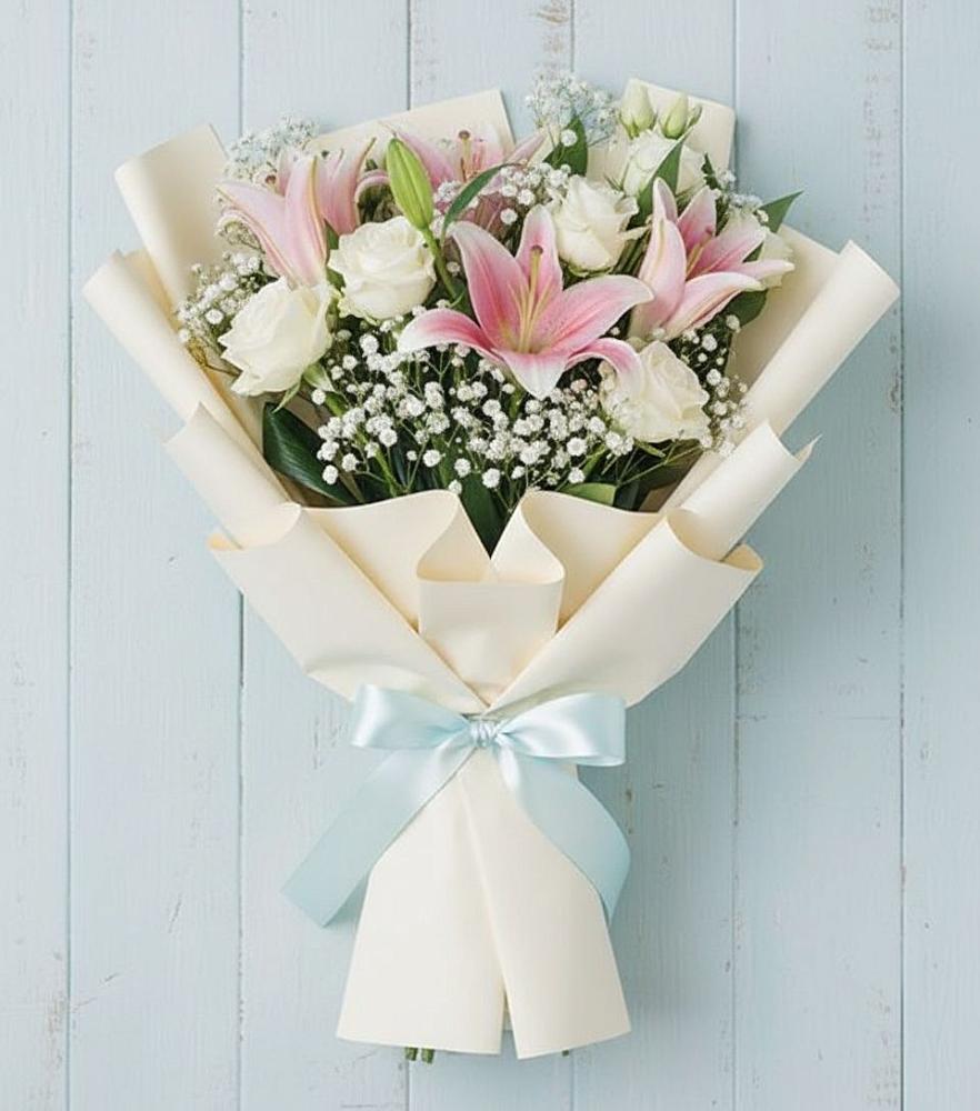 Букет цветов из: Лилии в Высоковске