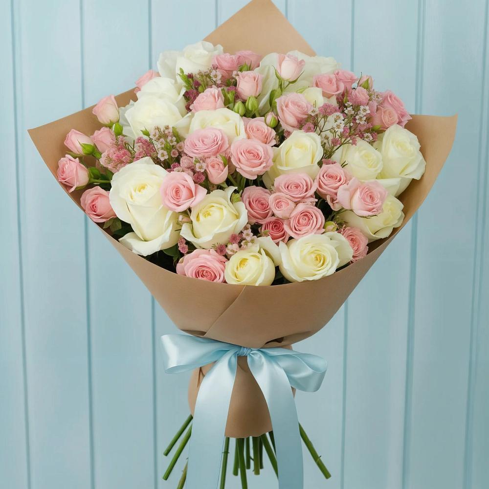 Букет цветов из: Розы в Высоковске