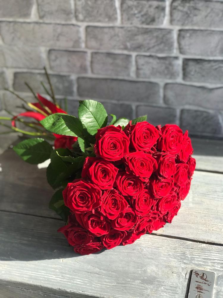 Букет Красные розы Фридом в Высоковске