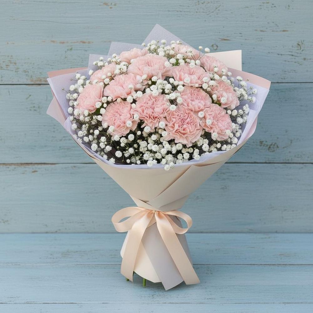 Букет цветов из: Гвоздики в Высоковске