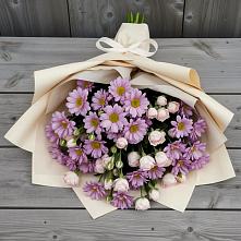 Букет цветов из:  Розы и Хризантемы в Высоковске