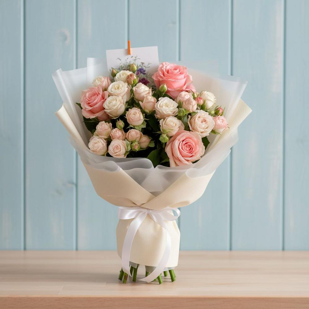 Букет цветов из: Розы в Высоковске