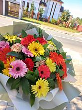 Букет цветов из:  Герберы #REPLACE_PRED# Высоковске