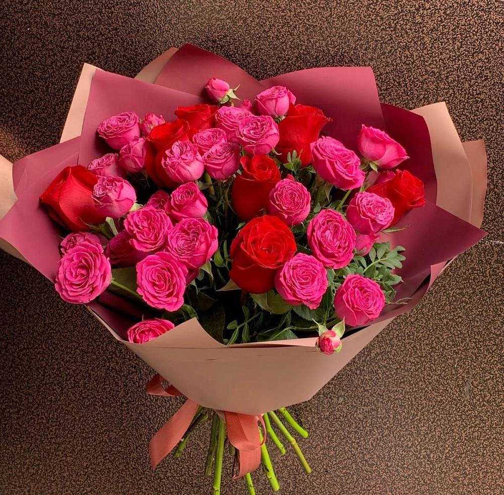 Букет В объятьях нежности в Высоковске