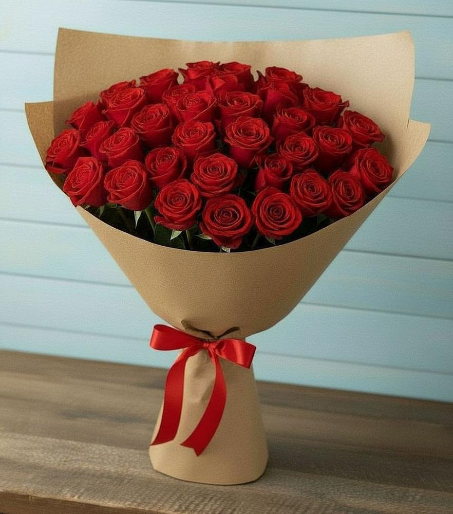 Букет Красные розы Милано в Высоковске