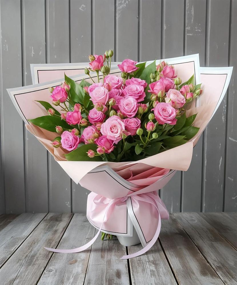 Букет Розовый кустик в Высоковске