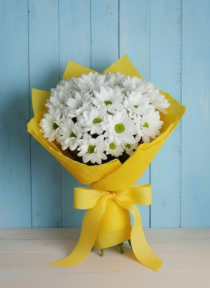 Букет цветов из: Хризантемы в Высоковске