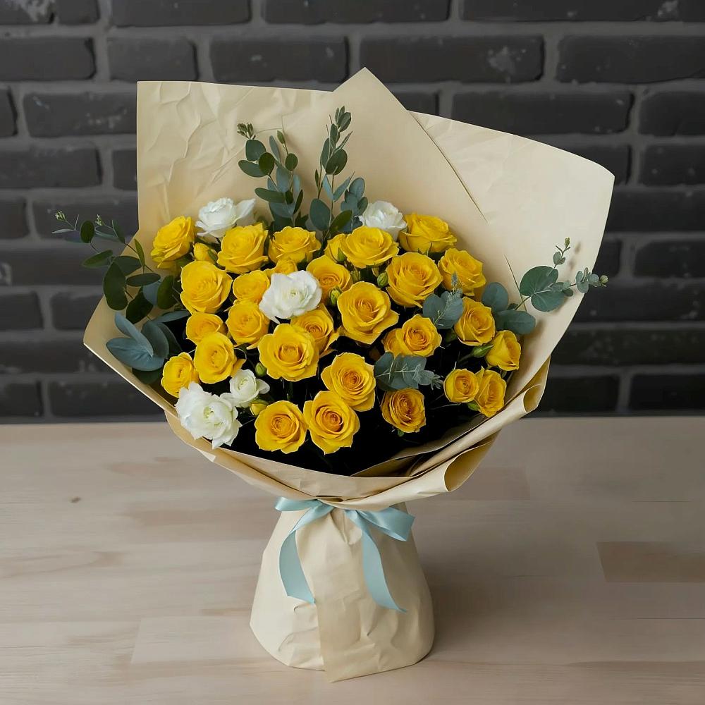 Букет цветов из: Розы в Высоковске