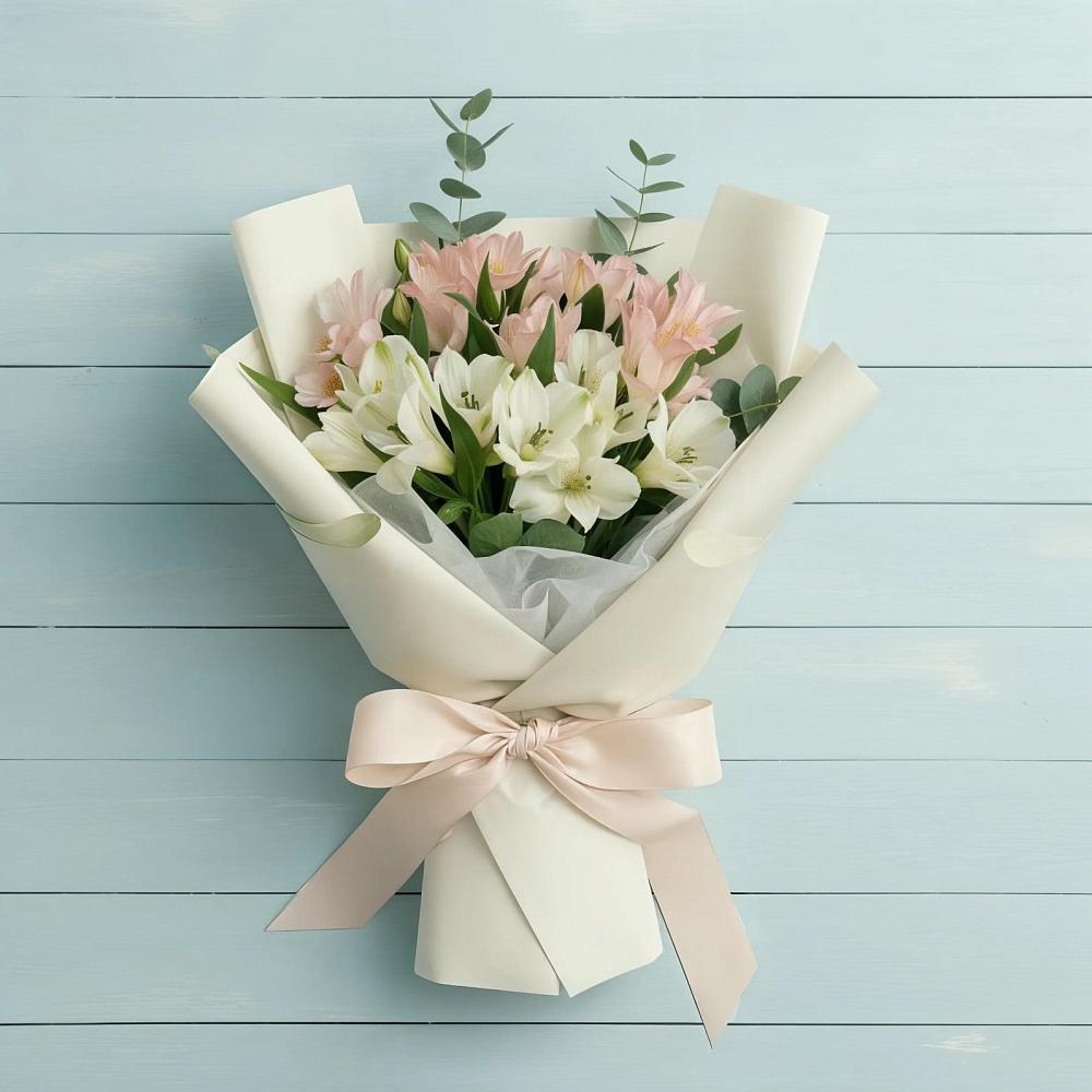 Букет цветов из: Альстромерии в Высоковске