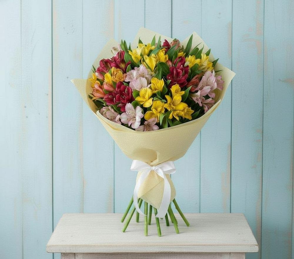 Букет цветов из: Альстромерии в Высоковске