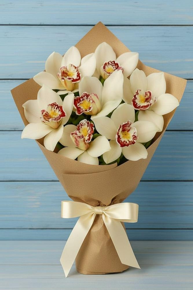 Букет цветов из: Орхидеи и Розы в Высоковске