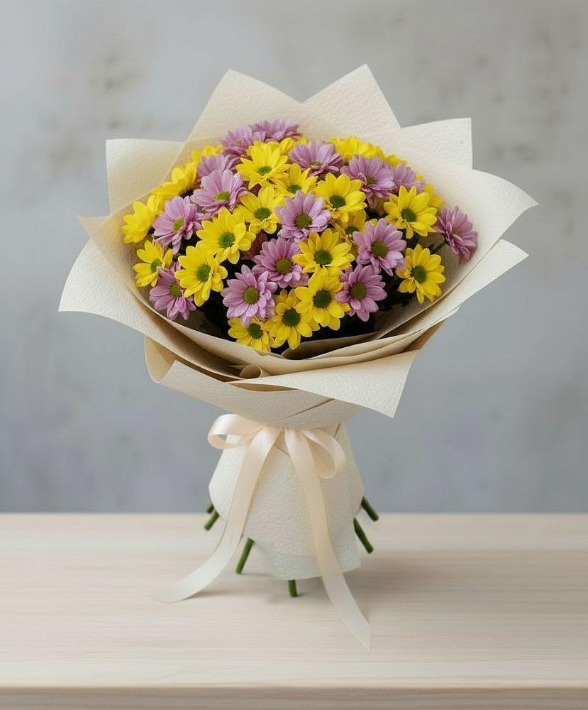 Букет цветов из: Хризантемы в Высоковске